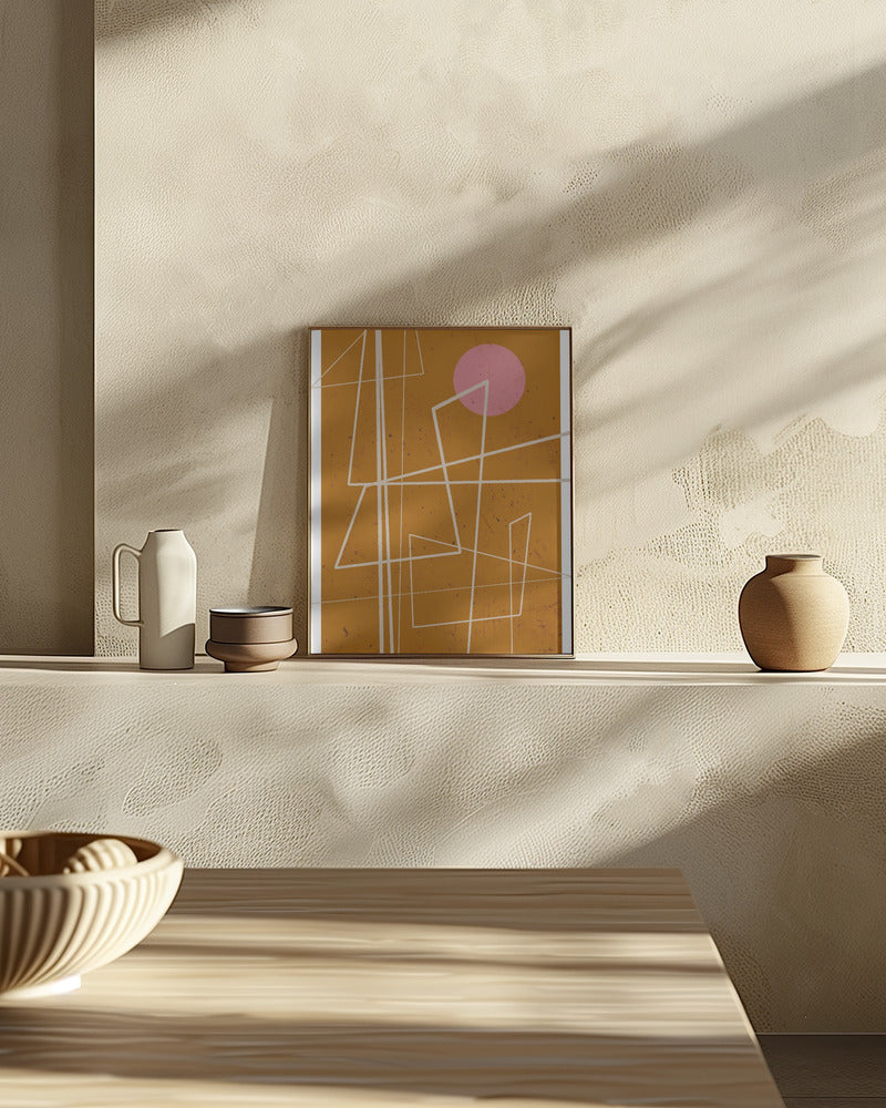 Angular Lines no 10 Poster